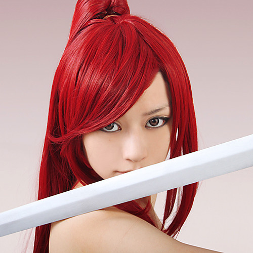 

Fairy Tail Erza Scarlet Cosplay Wigs Women's 40 inch Heat Resistant Fiber Anime Wig