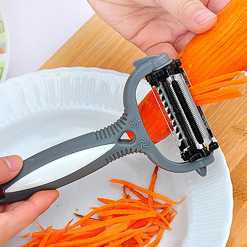 

3 in 1 Rotary Fruit Peeler360 Degree Carrot Potato Slicer Kitchen Tools