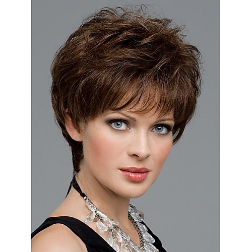 Synthetic Wig Straight Natural Straight Straight Pixie Cut With Bangs Wig Short Brown Black Synthetic Hair Women's Brown StrongBeauty
Synthetic Wig Straight Natural Straight Straight Pixie Cut With Bangs Wig Short Brown Black Synthetic Hair Women's Brown StrongBeauty
