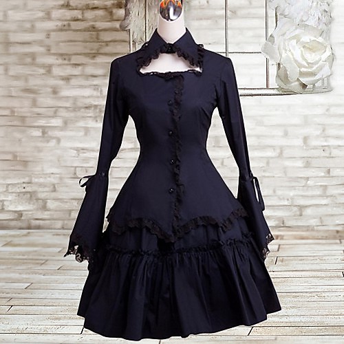 Dress Gothic Lolita Dress Women's Lolita Accessories Dress Cotton Halloween Costumes / Medium Length
Dress Gothic Lolita Dress Women's Lolita Accessories Dress Cotton Halloween Costumes / Medium Length