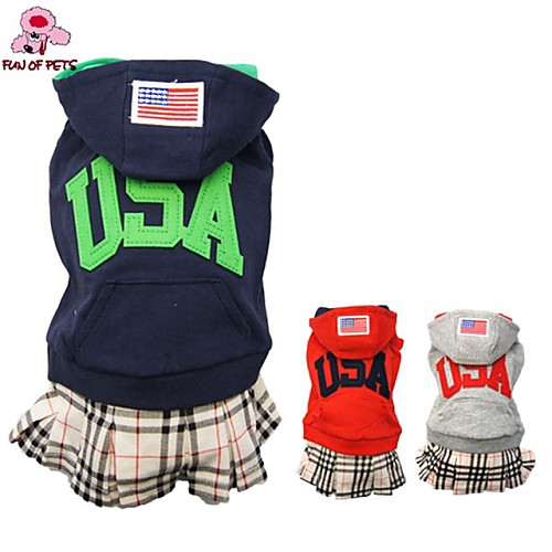 Cat Dog Coat Hoodie Dress Plaid / Check Letter & Number Cosplay Wedding Outdoor Winter Dog Clothes Puppy Clothes Dog Outfits Red Dark Blue Gray Costume for Girl and Boy Dog Polar Fleece Cotton S M L
Cat Dog Coat Hoodie Dress Plaid / Check Letter & Number Cosplay Wedding Outdoor Winter Dog Clothes Puppy Clothes Dog Outfits Red Dark Blue Gray Costume for Girl and Boy Dog Polar Fleece Cotton S M L