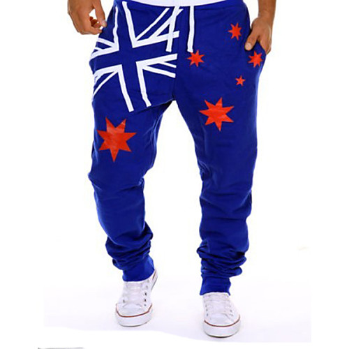 Men's Active Casual Sports Active Relaxed Sweatpants Pants Full Length Print White Navy Blue Royal Blue
Men's Active Casual Sports Active Relaxed Sweatpants Pants Full Length Print White Navy Blue Royal Blue