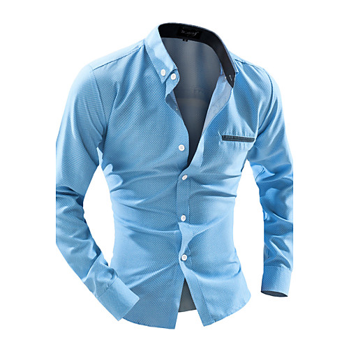 Men's Shirt Polka Dot Patchwork Print Long Sleeve Wedding Tops Cotton Streetwear Chinoiserie White Navy Blue Light Blue
Men's Shirt Polka Dot Patchwork Print Long Sleeve Wedding Tops Cotton Streetwear Chinoiserie White Navy Blue Light Blue