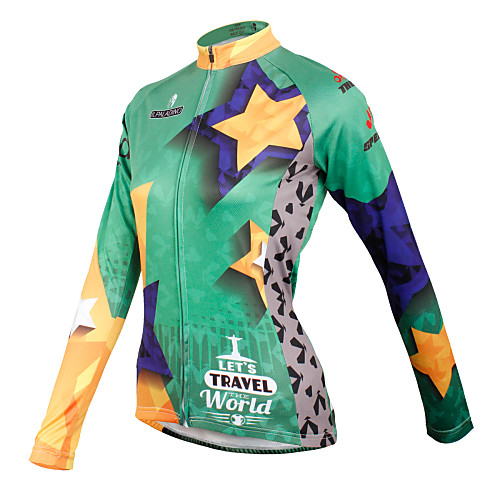 ILPALADINO Women's Long Sleeve Cycling Jersey Winter Polyester Green Cartoon Plus Size Bike Jersey Top Mountain Bike MTB Road Bike Cycling Breathable Quick Dry Sports Clothing Apparel
ILPALADINO Women's Long Sleeve Cycling Jersey Winter Polyester Green Cartoon Plus Size Bike Jersey Top Mountain Bike MTB Road Bike Cycling Breathable Quick Dry Sports Clothing Apparel