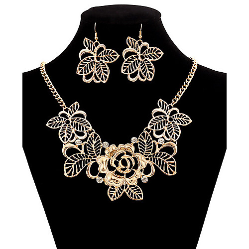 Synthetic Diamond Jewelry Set Hollow Out Flower Statement Luxury Vintage Party Work Casual Cubic Zirconia Imitation Diamond Earrings Jewelry Gold For Party Special Occasion Anniversary Birthday Gift
Synthetic Diamond Jewelry Set Hollow Out Flower Statement Luxury Vintage Party Work Casual Cubic Zirconia Imitation Diamond Earrings Jewelry Gold For Party Special Occasion Anniversary Birthday Gift