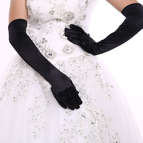 

Spandex / Polyester Elbow Length Glove Classical / Bridal Gloves / Party / Evening Gloves With Solid