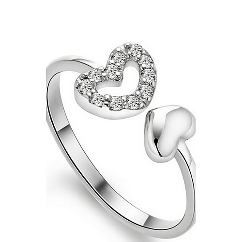 Women's Band Ring thumb ring Silver Sterling Silver Wedding Party Jewelry Heart Adjustable
Women's Band Ring thumb ring Silver Sterling Silver Wedding Party Jewelry Heart Adjustable