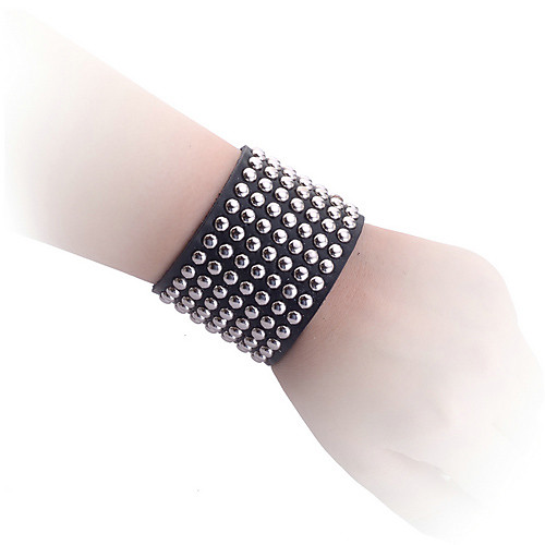 Women's Leather Bracelet Leather Bracelet Jewelry Black / Purple For Party Daily Casual / Silver Plated
Women's Leather Bracelet Leather Bracelet Jewelry Black / Purple For Party Daily Casual / Silver Plated