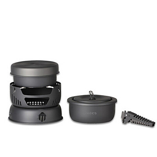 ALOCS Camping Cookware Mess Kit Camping Pot with Pan Sets 10pcs Portable Multi-function Durable Stainless Steel Copper Hard Alumina for 3 - 4 person Outdoor Camping / Hiking Hunting Climbing
ALOCS Camping Cookware Mess Kit Camping Pot with Pan Sets 10pcs Portable Multi-function Durable Stainless Steel Copper Hard Alumina for 3 - 4 person Outdoor Camping / Hiking Hunting Climbing