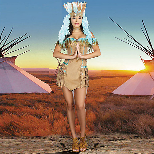 Ethnic Egyptian Costume Cosplay Costume Women's More Uniforms Vacation Dress Halloween Carnival New Year Festival / Holiday Polyester Beige Women's Easy Carnival Costumes / Tie / Headwear / Tie
Ethnic Egyptian Costume Cosplay Costume Women's More Uniforms Vacation Dress Halloween Carnival New Year Festival / Holiday Polyester Beige Women's Easy Carnival Costumes / Tie / Headwear / Tie