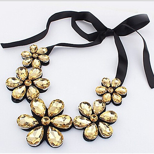 Women's Crystal Citrine Statement Necklace Flower Mother Daughter Flower Ladies Leather Alloy Rainbow Gold Necklace Jewelry For Party
Women's Crystal Citrine Statement Necklace Flower Mother Daughter Flower Ladies Leather Alloy Rainbow Gold Necklace Jewelry For Party