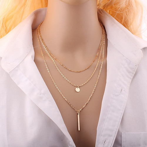 Women's Choker Necklace Layered Bar Cheap Ladies Fashion Multi Layer Alloy Silver Golden Necklace Jewelry For Wedding Party Daily Casual
Women's Choker Necklace Layered Bar Cheap Ladies Fashion Multi Layer Alloy Silver Golden Necklace Jewelry For Wedding Party Daily Casual