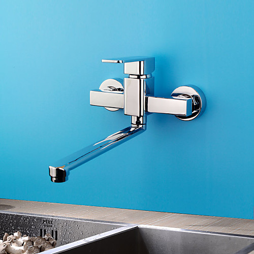 Standard Spout Centerset Ceramic Valve Single Handle Two Holes Chrome, Kitchen faucet
Standard Spout Centerset Ceramic Valve Single Handle Two Holes Chrome, Kitchen faucet