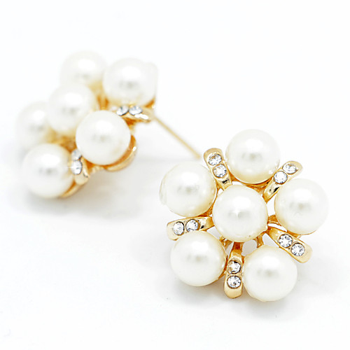 Women's Crystal Stud Earrings Stylish Classic Imitation Pearl Earrings Jewelry Rose Gold For Party Special Occasion Party / Evening 1 set
Women's Crystal Stud Earrings Stylish Classic Imitation Pearl Earrings Jewelry Rose Gold For Party Special Occasion Party / Evening 1 set
