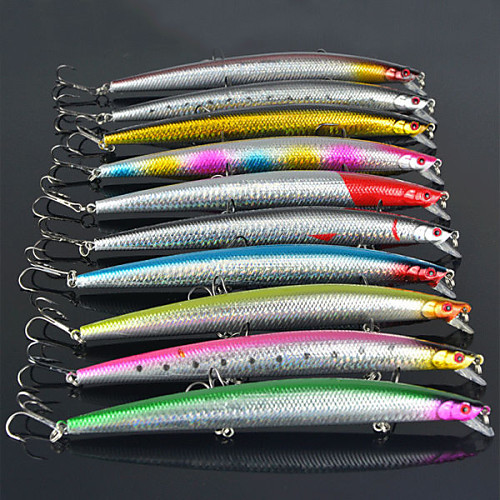 1 pcs Fishing Lures Minnow Pencil Floating Bass Trout Pike Sea Fishing Bait Casting Ice Fishing
1 pcs Fishing Lures Minnow Pencil Floating Bass Trout Pike Sea Fishing Bait Casting Ice Fishing