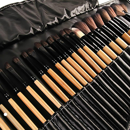 

Professional Makeup Brushes Makeup Brush Set 32pcs Eco-friendly Full Coverage Artificial Fibre Brush Wooden Makeup Brushes for / #