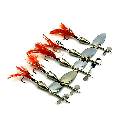 5 pcs Fishing Lures Spoons Metal Bait Sinking Fast Sinking Bass Trout Pike Sea Fishing Freshwater Fishing Other Metal / Lure Fishing / General Fishing
5 pcs Fishing Lures Spoons Metal Bait Sinking Fast Sinking Bass Trout Pike Sea Fishing Freshwater Fishing Other Metal / Lure Fishing / General Fishing