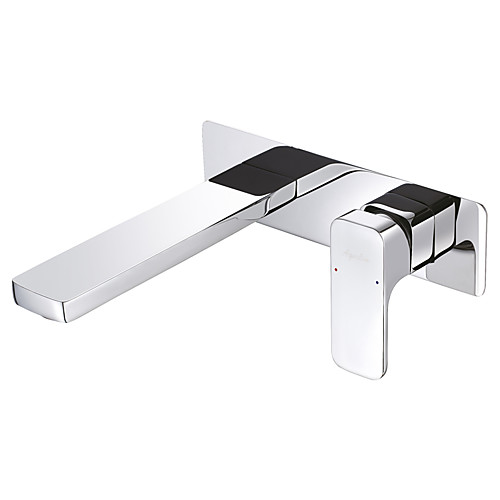 Contemporary Wall Mounted Rotatable Ceramic Valve Single Handle Two Holes Chrome, Bathroom Sink Faucet
Contemporary Wall Mounted Rotatable Ceramic Valve Single Handle Two Holes Chrome, Bathroom Sink Faucet