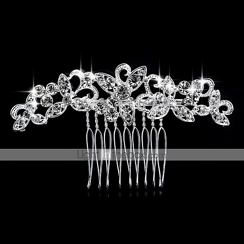 Women's Hair Combs For Wedding Party Wedding Party Crystal Imitation Diamond Silver Silver
Women's Hair Combs For Wedding Party Wedding Party Crystal Imitation Diamond Silver Silver