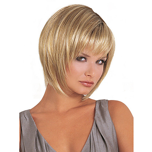 Synthetic Wig Straight Bob With Bangs Wig Blonde Blonde Synthetic Hair Women's Blonde
Synthetic Wig Straight Bob With Bangs Wig Blonde Blonde Synthetic Hair Women's Blonde