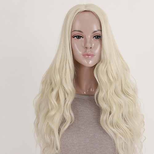 Synthetic Wig Wavy Wavy Wig Blonde Long Blonde Synthetic Hair Women's Middle Part Blonde
Synthetic Wig Wavy Wavy Wig Blonde Long Blonde Synthetic Hair Women's Middle Part Blonde