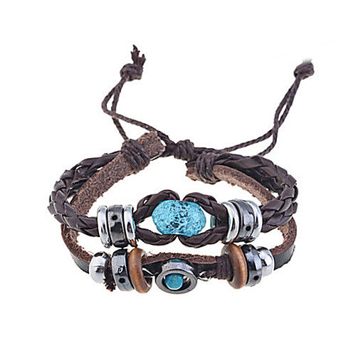 Men's Wrap Bracelet Leather Bracelet woven Unique Design Vintage Fashion Paracord Bracelet Jewelry Coffee For Christmas Gifts Party Daily Casual
Men's Wrap Bracelet Leather Bracelet woven Unique Design Vintage Fashion Paracord Bracelet Jewelry Coffee For Christmas Gifts Party Daily Casual