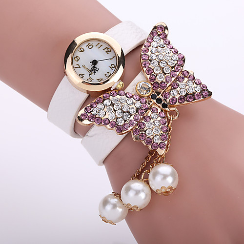 Women's Ladies Bracelet Watch Diamond Watch Quartz Leather Black / White / Blue Casual Watch Analog Flower Fashion - Green Pink Light Blue
Women's Ladies Bracelet Watch Diamond Watch Quartz Leather Black / White / Blue Casual Watch Analog Flower Fashion - Green Pink Light Blue