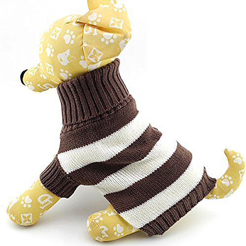 Cat Dog Sweater Puppy Clothes Stripes Fashion Keep Warm Winter Dog Clothes Puppy Clothes Dog Outfits Costume for Girl and Boy Dog Cotton XS S M
Cat Dog Sweater Puppy Clothes Stripes Fashion Keep Warm Winter Dog Clothes Puppy Clothes Dog Outfits Costume for Girl and Boy Dog Cotton XS S M