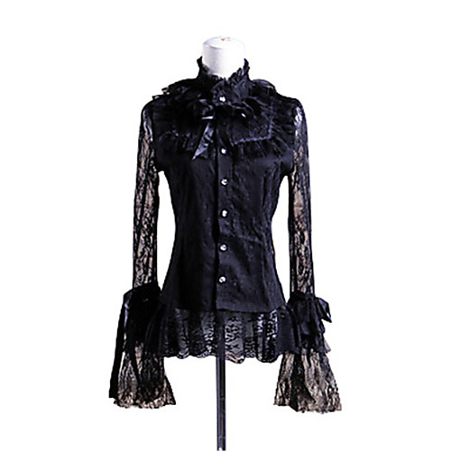 Princess Punk Blouse / Shirt Women's Girls' Lace Cotton Japanese Cosplay Costumes Solid Colored Poet Sleeve Long Sleeve Lolita
Princess Punk Blouse / Shirt Women's Girls' Lace Cotton Japanese Cosplay Costumes Solid Colored Poet Sleeve Long Sleeve Lolita