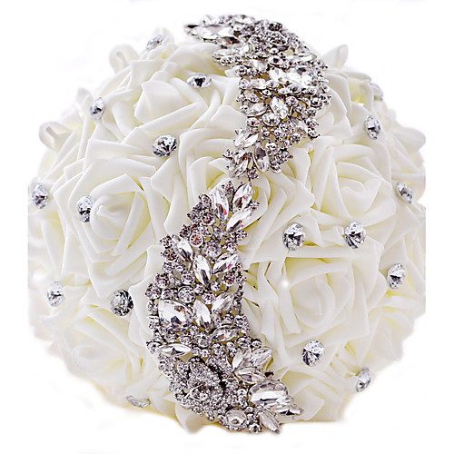 Wedding Flowers Bouquets Wedding / Party / Evening Rhinestone / Polyester / Satin 11.02(Approx.28cm)
Wedding Flowers Bouquets Wedding / Party / Evening Rhinestone / Polyester / Satin 11.02(Approx.28cm)