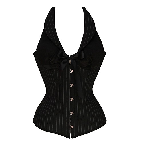 Women's Hook & Eye Plus Size / Underbust Corset / Overbust Corset - Striped White Black S M L
Women's Hook & Eye Plus Size / Underbust Corset / Overbust Corset - Striped White Black S M L
