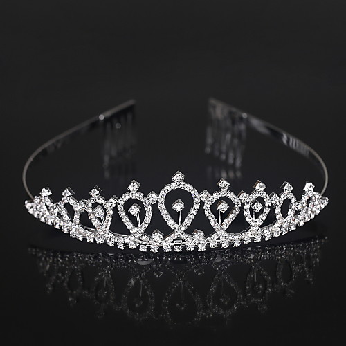 Alloy Crown Tiaras / Headwear with Floral 1pc Wedding / Special Occasion Headpiece
Alloy Crown Tiaras / Headwear with Floral 1pc Wedding / Special Occasion Headpiece