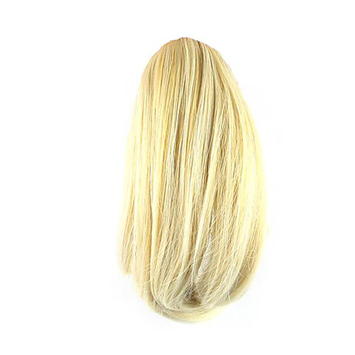 length white gold wig 26cm synthetic straight high temperature wire gripper small ponytail color 1003
length white gold wig 26cm synthetic straight high temperature wire gripper small ponytail color 1003