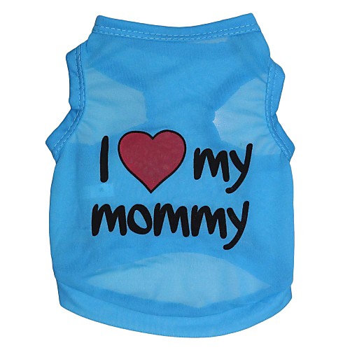 Dog Shirt / T-Shirt Dog Clothes Heart Blue Pink Terylene Costume For Spring & Fall Summer Men's Women's Casual / Daily
Dog Shirt / T-Shirt Dog Clothes Heart Blue Pink Terylene Costume For Spring & Fall Summer Men's Women's Casual / Daily