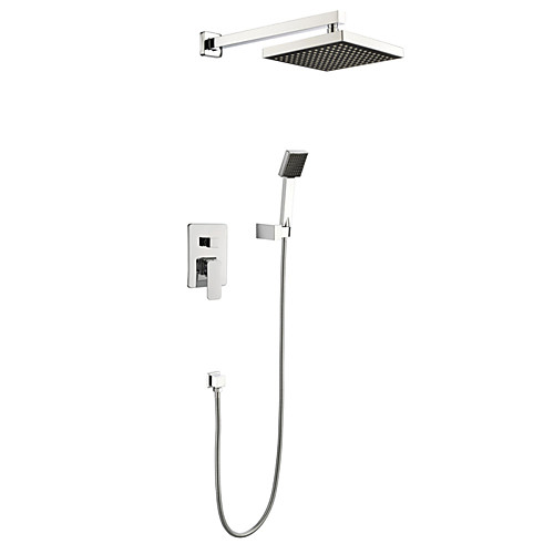 Contemporary Chrome Wall Mounted Ceramic Valve Bath Shower Mixer Taps / Brass
Contemporary Chrome Wall Mounted Ceramic Valve Bath Shower Mixer Taps / Brass