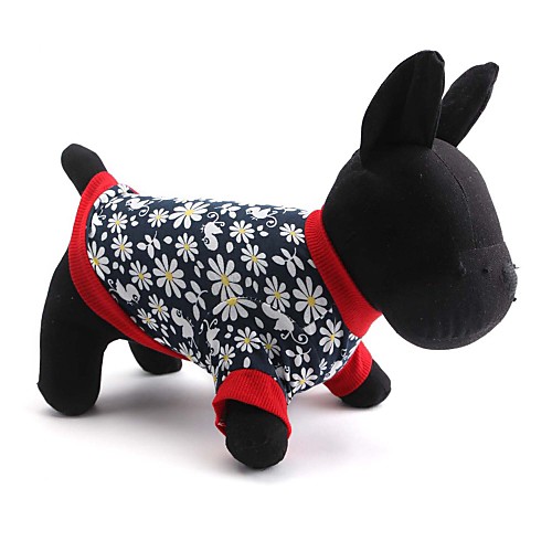 Cat Dog Shirt / T-Shirt Puppy Clothes Floral Botanical Fashion Dog Clothes Puppy Clothes Dog Outfits Breathable Dark Blue / Red Costume for Girl and Boy Dog Cotton XS S M L
Cat Dog Shirt / T-Shirt Puppy Clothes Floral Botanical Fashion Dog Clothes Puppy Clothes Dog Outfits Breathable Dark Blue / Red Costume for Girl and Boy Dog Cotton XS S M L