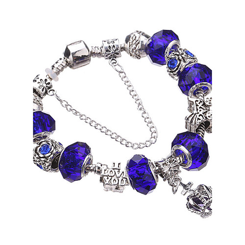 Women's Sapphire Crystal Charm Bracelet Bracelet Bangles Bead Bracelet Beaded Beads Ladies European Fashion Acrylic Bracelet Jewelry Blue / Pink / Light Green For Party Gift Daily Casual / Rhinestone
Women's Sapphire Crystal Charm Bracelet Bracelet Bangles Bead Bracelet Beaded Beads Ladies European Fashion Acrylic Bracelet Jewelry Blue / Pink / Light Green For Party Gift Daily Casual / Rhinestone