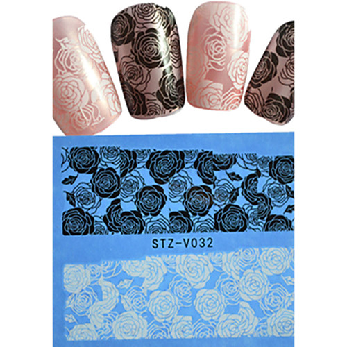 1pcs new nail art lace sticker colorful flower and rose butterfly nail art design stz v031 035
1pcs new nail art lace sticker colorful flower and rose butterfly nail art design stz v031 035