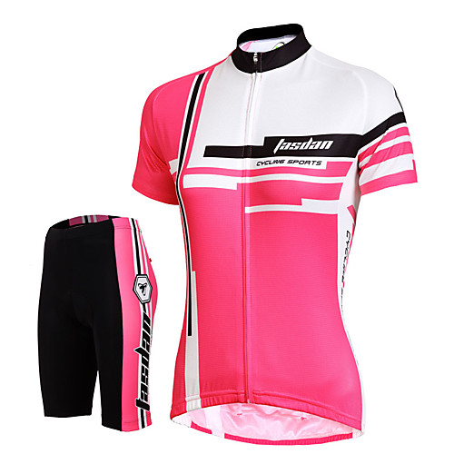 Women's Short Sleeve Cycling Jersey with Shorts Red Pink Solid Color Bike Shorts Jersey Padded Shorts / Chamois Breathable 3D Pad Quick Dry Reflective Strips Back Pocket Sports Solid Color Mountain
Women's Short Sleeve Cycling Jersey with Shorts Red Pink Solid Color Bike Shorts Jersey Padded Shorts / Chamois Breathable 3D Pad Quick Dry Reflective Strips Back Pocket Sports Solid Color Mountain