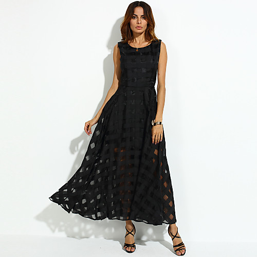 Women's Swing Dress Maxi long Dress White Black Sleeveless Solid Colored Summer Round Neck Vintage S M L XL XXL
Women's Swing Dress Maxi long Dress White Black Sleeveless Solid Colored Summer Round Neck Vintage S M L XL XXL