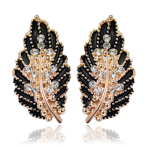 Women's Stud Earrings Drop Earrings Leaf Fashion Earrings Jewelry White / Black / Pink For Wedding Party 1pc
Women's Stud Earrings Drop Earrings Leaf Fashion Earrings Jewelry White / Black / Pink For Wedding Party 1pc