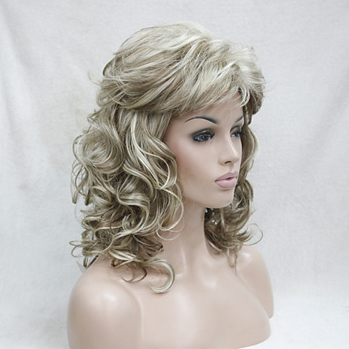 Synthetic Wig Curly Curly With Bangs Wig Blonde Medium Length Blonde Synthetic Hair Women's Blonde Hivision
Synthetic Wig Curly Curly With Bangs Wig Blonde Medium Length Blonde Synthetic Hair Women's Blonde Hivision