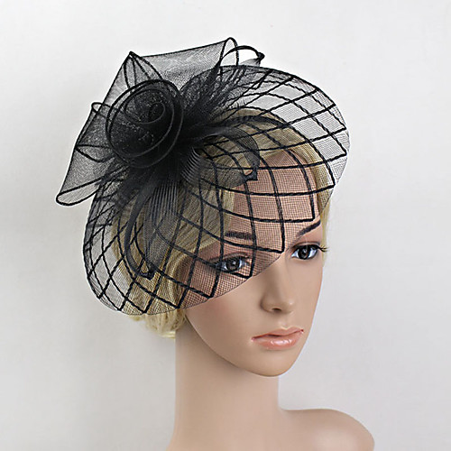 Feather / Net Fascinators / Headwear with Floral 1pc Wedding / Special Occasion Headpiece
Feather / Net Fascinators / Headwear with Floral 1pc Wedding / Special Occasion Headpiece