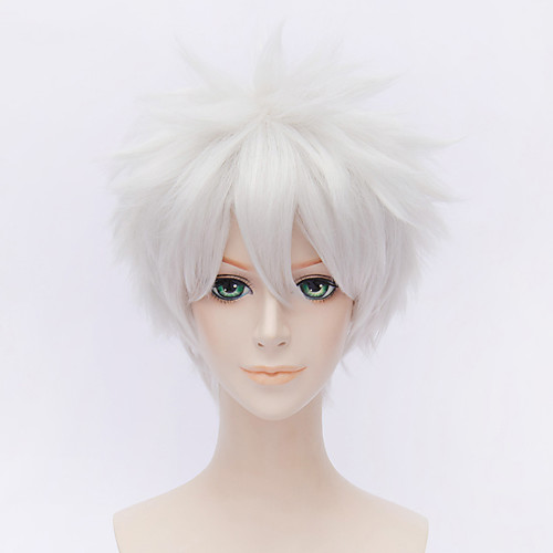 fashion short curly wig white color synthetic cosplay african american wig Halloween
fashion short curly wig white color synthetic cosplay african american wig Halloween