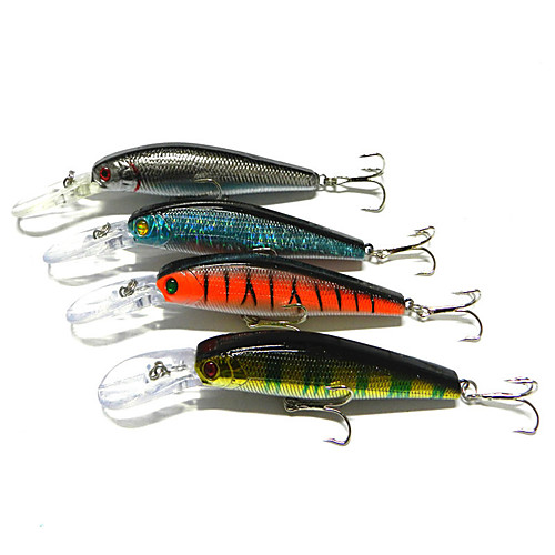 4 pcs Fishing Lures Hard Bait Minnow Pencil Sinking Bass Trout Pike Sea Fishing Bait Casting Lure Fishing Hard Plastic / Trolling & Boat Fishing
4 pcs Fishing Lures Hard Bait Minnow Pencil Sinking Bass Trout Pike Sea Fishing Bait Casting Lure Fishing Hard Plastic / Trolling & Boat Fishing