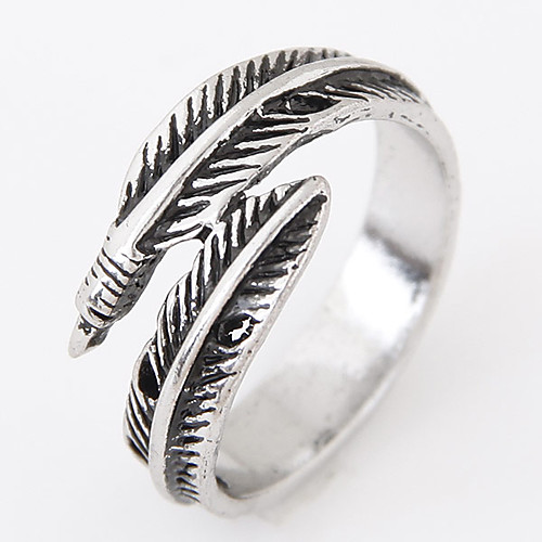 Men's Band Ring Silver Alloy Personalized Vintage European Daily Casual Jewelry Feather Adjustable
Men's Band Ring Silver Alloy Personalized Vintage European Daily Casual Jewelry Feather Adjustable
