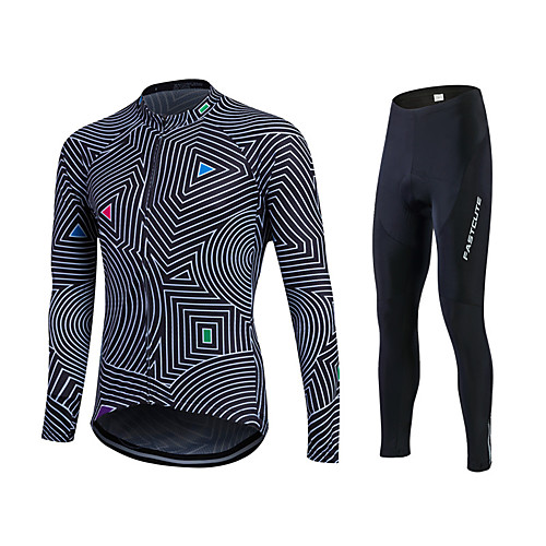 Fastcute Men's Women's Long Sleeve Cycling Jersey with Tights - SilverBlue Bike Jersey Tights Clothing Suit Breathable 3D Pad Quick Dry Sweat-wicking Sports Polyester Lycra Sports Clothing Apparel
Fastcute Men's Women's Long Sleeve Cycling Jersey with Tights - SilverBlue Bike Jersey Tights Clothing Suit Breathable 3D Pad Quick Dry Sweat-wicking Sports Polyester Lycra Sports Clothing Apparel