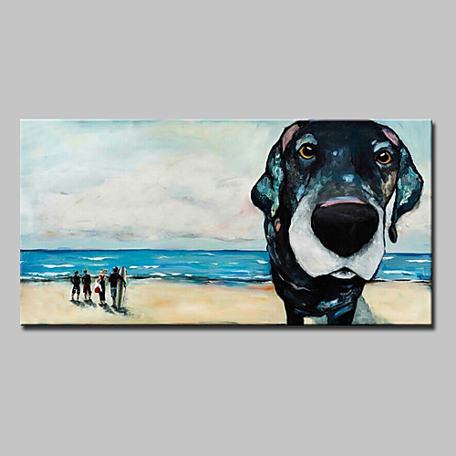 Oil Painting Hand Painted - Pop Art Modern European Style With Stretched Frame / Stretched Canvas
Oil Painting Hand Painted - Pop Art Modern European Style With Stretched Frame / Stretched Canvas