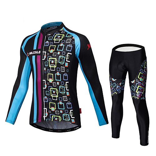 Malciklo Men's Long Sleeve Cycling Jersey with Tights Bike Tights Clothing Suit Breathable 3D Pad Quick Dry Sports Coolmax Elastane Lycra Patterned Mountain Bike MTB Road Bike Cycling Clothing
Malciklo Men's Long Sleeve Cycling Jersey with Tights Bike Tights Clothing Suit Breathable 3D Pad Quick Dry Sports Coolmax Elastane Lycra Patterned Mountain Bike MTB Road Bike Cycling Clothing