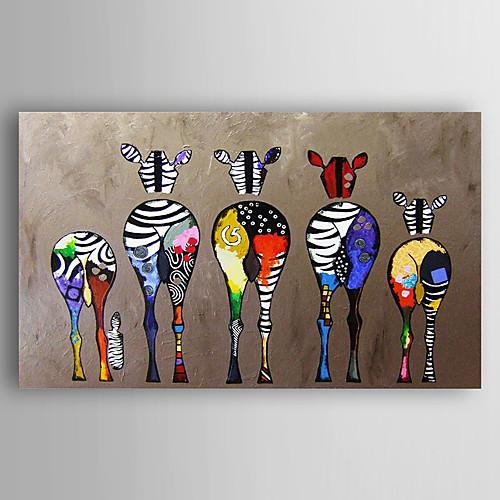 Hand-Painted Canvas Animal Oil Painting Five Colorful Zebra Modern Art Stretched Ready To Hang
Hand-Painted Canvas Animal Oil Painting Five Colorful Zebra Modern Art Stretched Ready To Hang